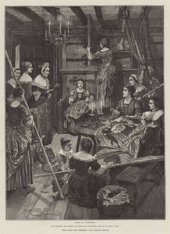 For Faith and Freedom, by Walter Besant by Amedee Forestier