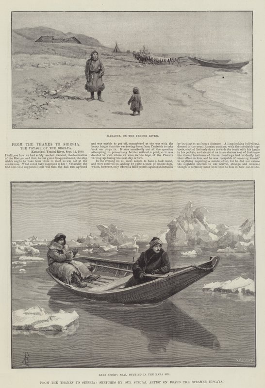 From the Thames to Siberia by Amedee Forestier