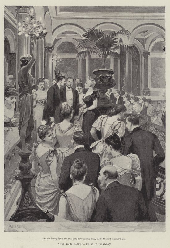His Good Fairy, by Mary Elizabeth Braddon by Amedee Forestier