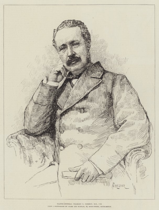 Major-General Charles G Gordon, RE, CB by Amedee Forestier