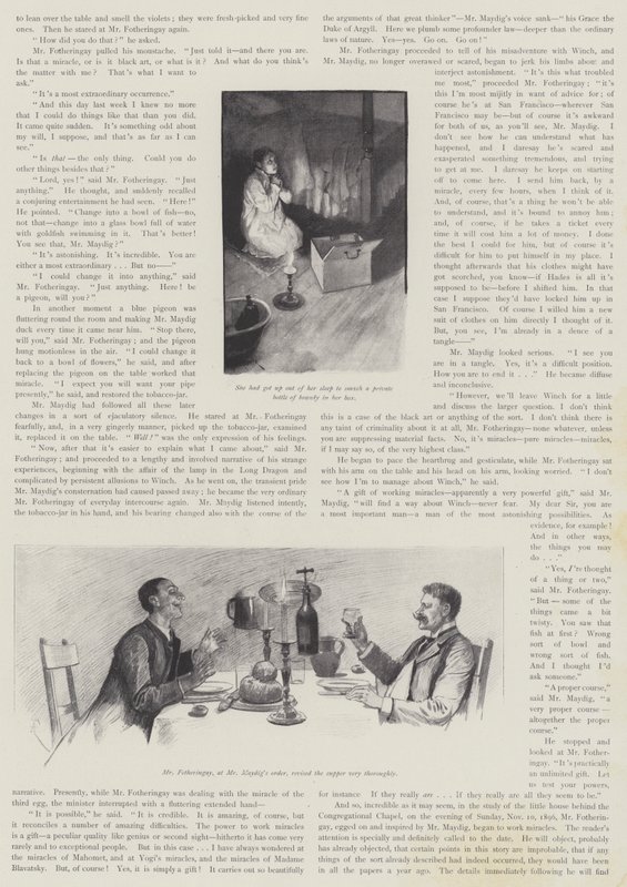 The Man Who Could Work Miracles, by H G Wells by Amedee Forestier
