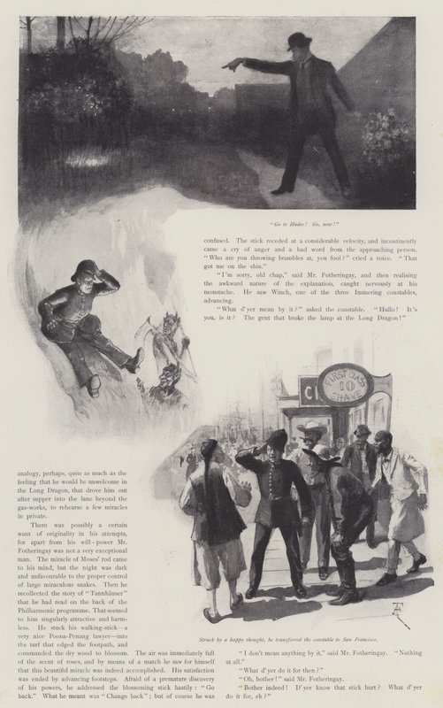 The Man Who Could Work Miracles, by H G Wells by Amedee Forestier