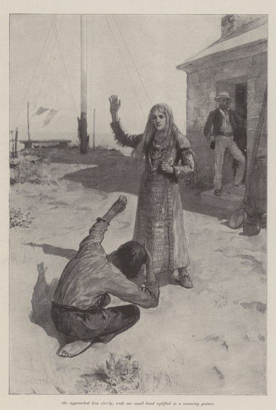 The Mermaid of Lighthouse Point, by Bret Harte by Amedee Forestier