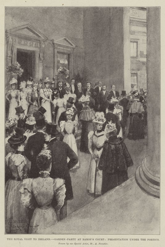 The Royal Visit to Ireland, Garden-Party at Baron