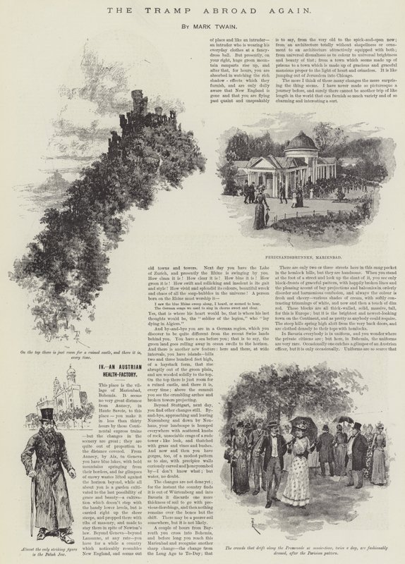 The Tramp Abroad Again, by Mark Twain by Amedee Forestier