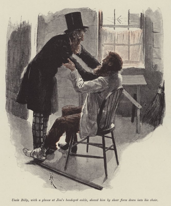 Uncle Jim and Uncle Billy, by Bret Harte by Amedee Forestier