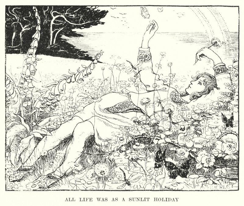 All life was as a sunlit holiday by Amelia M. (attr.to) Bowerley or Bauerle