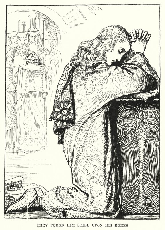They found him still upon his knees by Amelia M. (attr.to) Bowerley or Bauerle