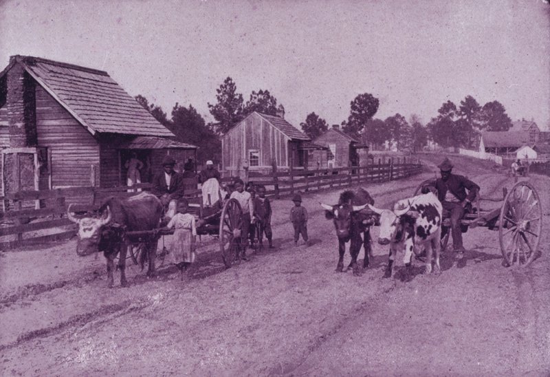 A village scene of happy content in Virginia by American Photographer (after)