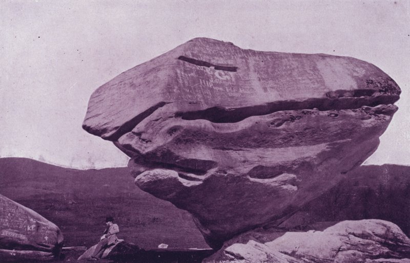 Balanced Rock, near Pittsfield, Massachusetts by American Photographer (after)