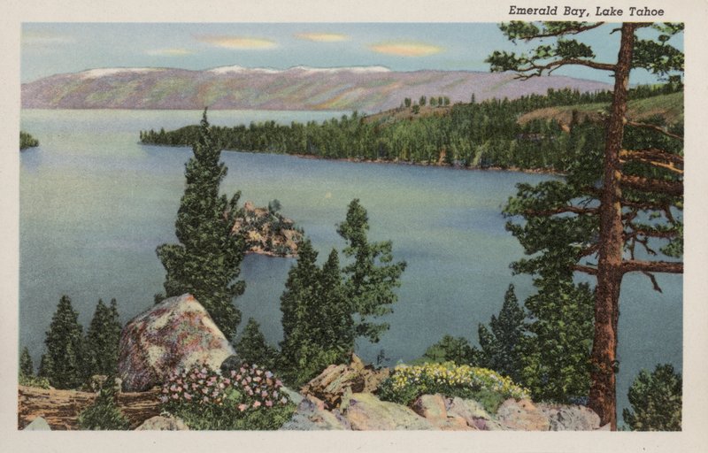 California: Emerald Bay, Lake Tahoe by American Photographer (after)
