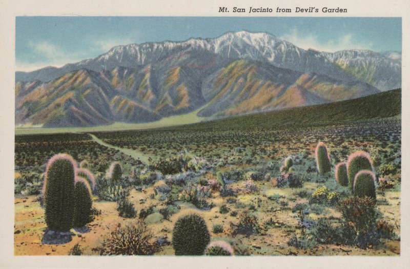 California: Mount San Jacinto from Devil