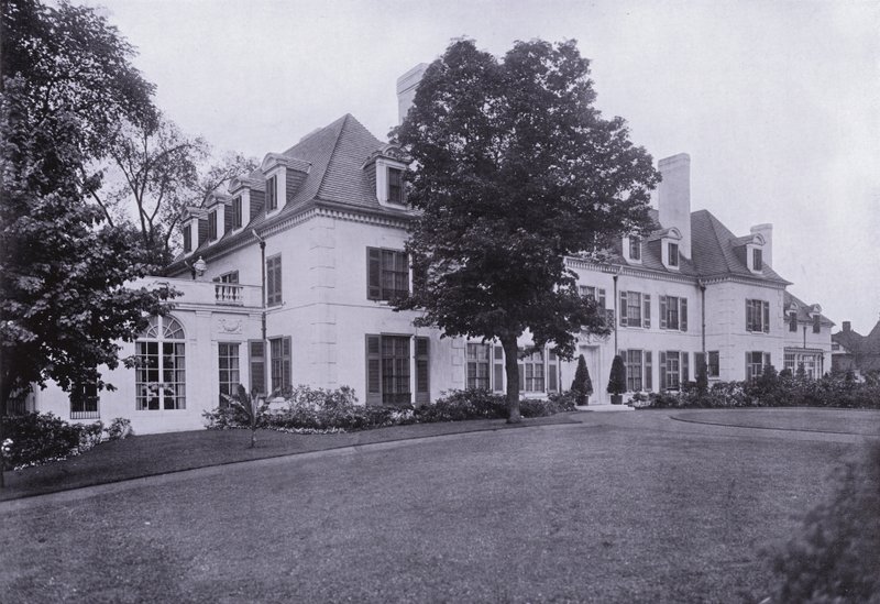 Charles A Platt: House in Connecticut, North Front by American Photographer (after)