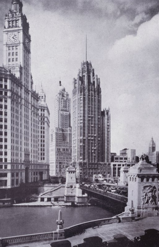 Chicago: Boulevard Link Bridge, Looking North by American Photographer (after)