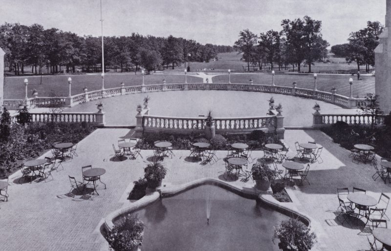 Chicago: Garden Court, Olympia Fields Golf Club by American Photographer (after)