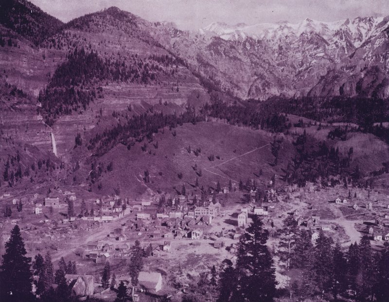 City of Ouray, and Ouray Mountains, Colorado by American Photographer (after)