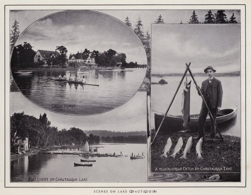Jamestown, NY: Scenes on Lake Chautauqua by American Photographer (after)