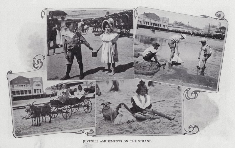 Juvenile Amusements on the Strand by American Photographer (after)