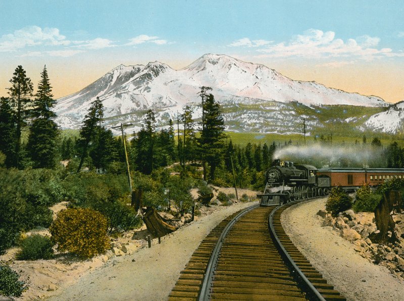 Mount Shasta from Point near Edgewood by American Photographer (after)
