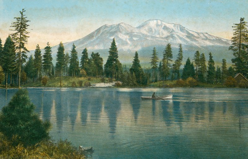Mount Shasta, from Reservoir Lake by American Photographer (after)