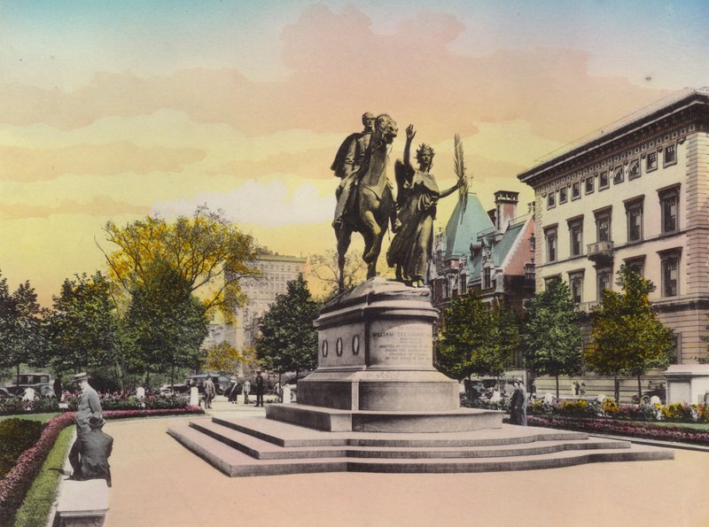 New York: General Sherman Statue, The Plaza by American Photographer (after)