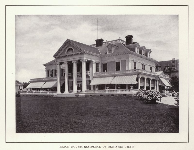 Newport, Rhode Island: Beach Mound, Residence of Benjamin Thaw by American Photographer (after)