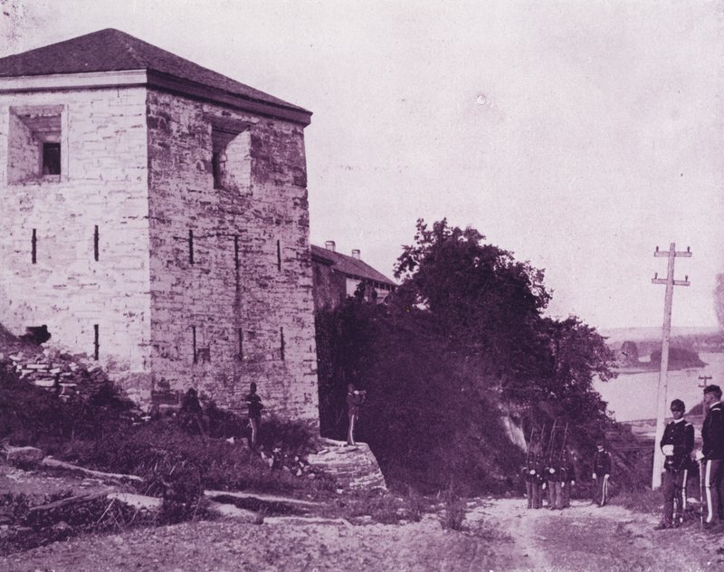 Old Fort Snelling, on the Mississippi River by American Photographer (after)