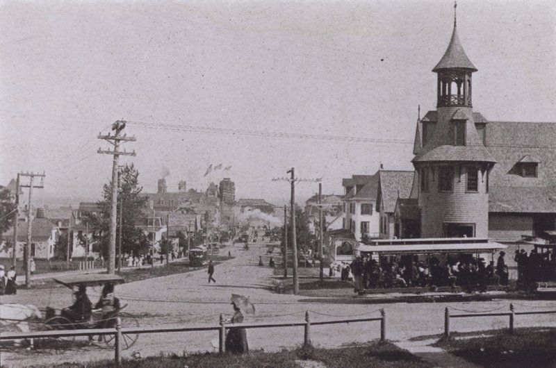 Old Orchard Beach, Maine: Old Orchard looking toward the beach by American Photographer (after)