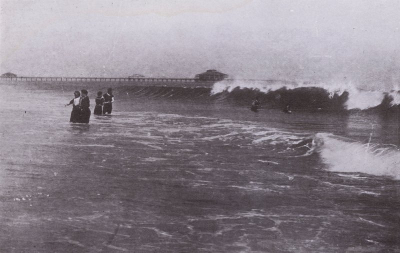 Old Orchard Beach, Maine: The Surf by American Photographer (after)