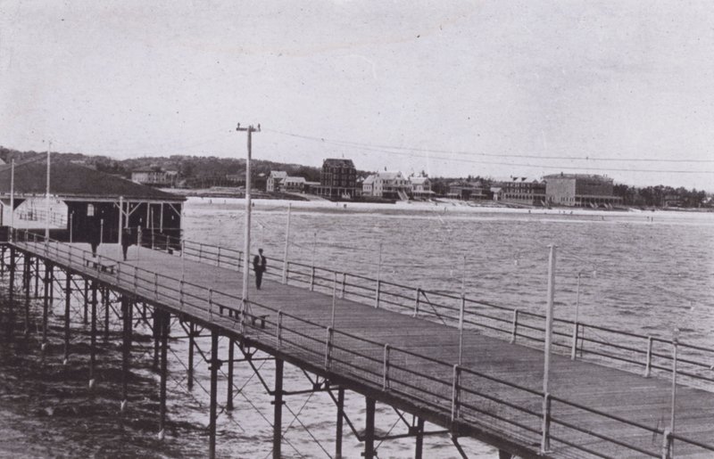 Old Orchard Beach, Maine: View from Ocean Pier by American Photographer (after)