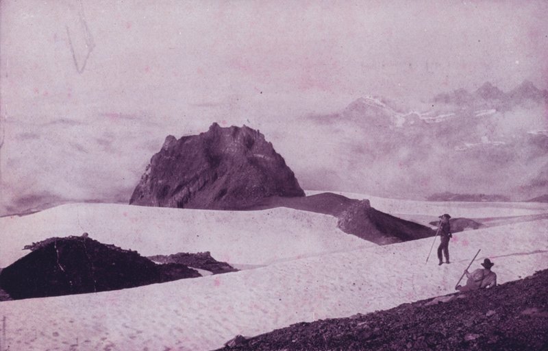 On the summit of Mount Tacoma, Washington by American Photographer (after)