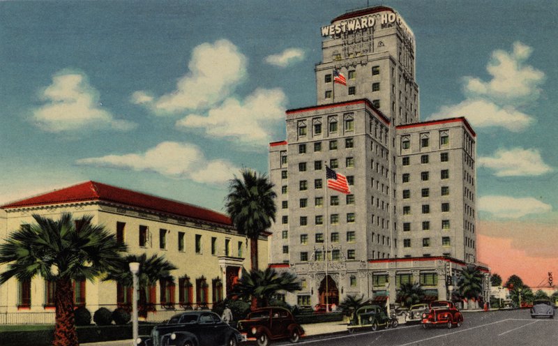 Phoenix, Arizona: Post Office and Hotel Westward Ho, North Central Avenue by American Photographer (after)