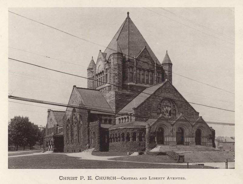 Pittsburgh: Christ P E Church, Central and Liberty Avenues by American Photographer (after)