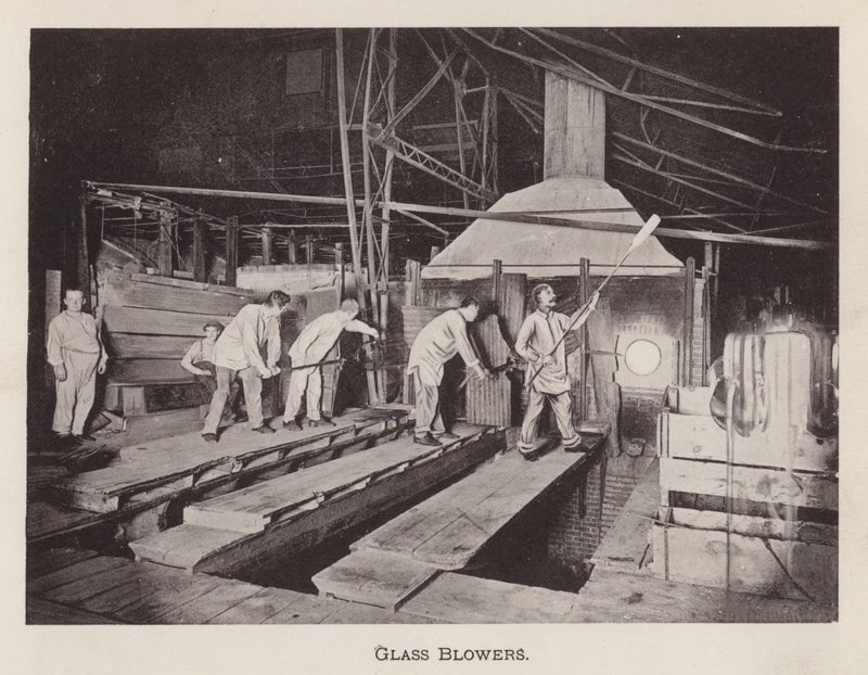 Pittsburgh: Glass Blowers by American Photographer (after)