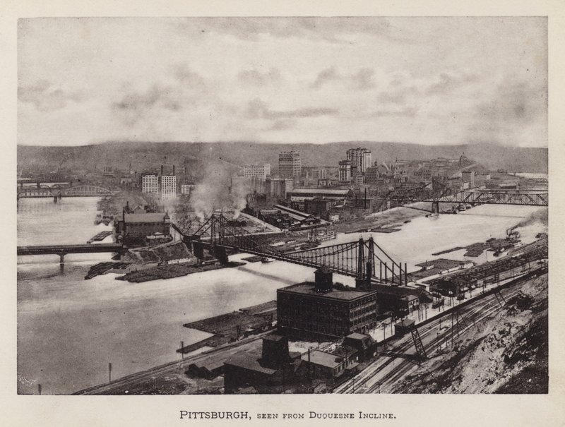 Pittsburgh: Pittsburgh, seen from Duquesne Incline by American Photographer (after)