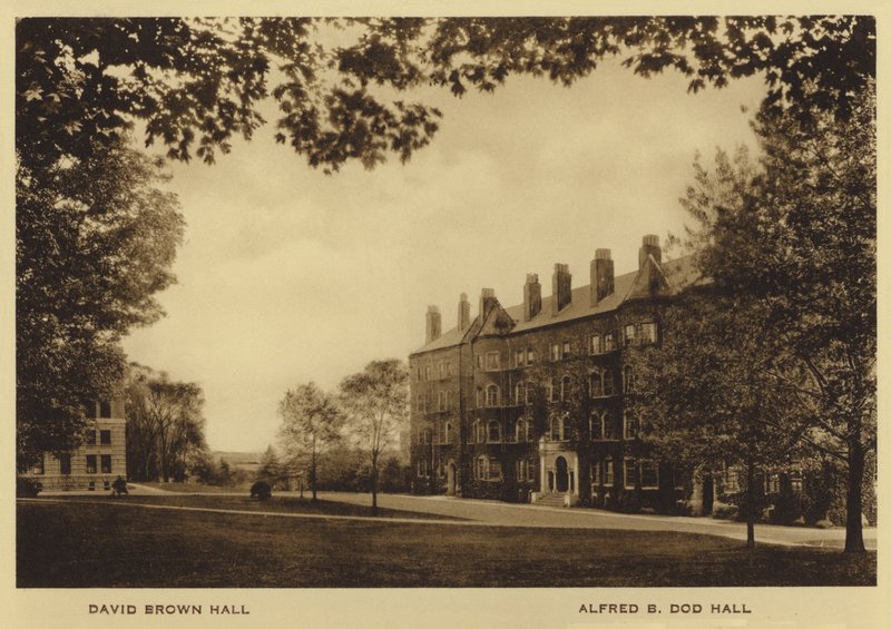 Princeton University: David Brown Hall; Alfred B Dod Hall by American Photographer (after)