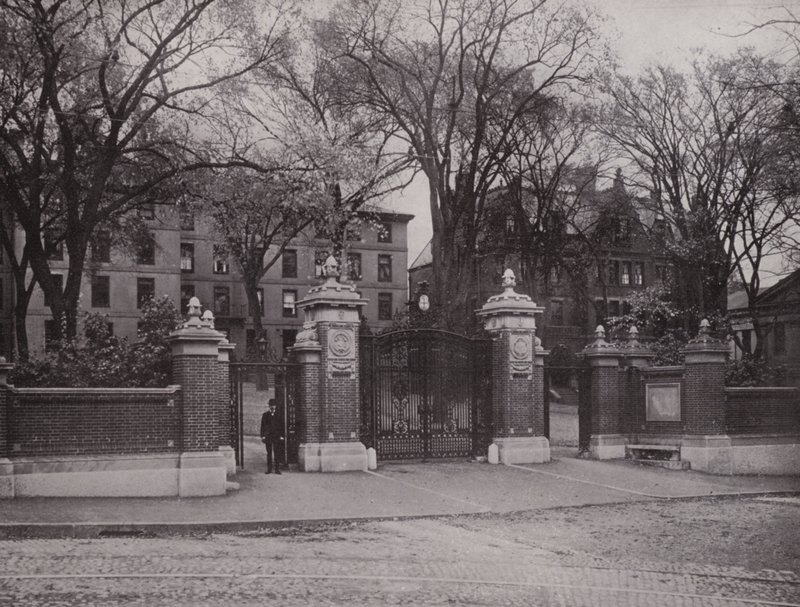 Providence, Rhode Island: Van Wickle Gate, Brown University by American Photographer (after)