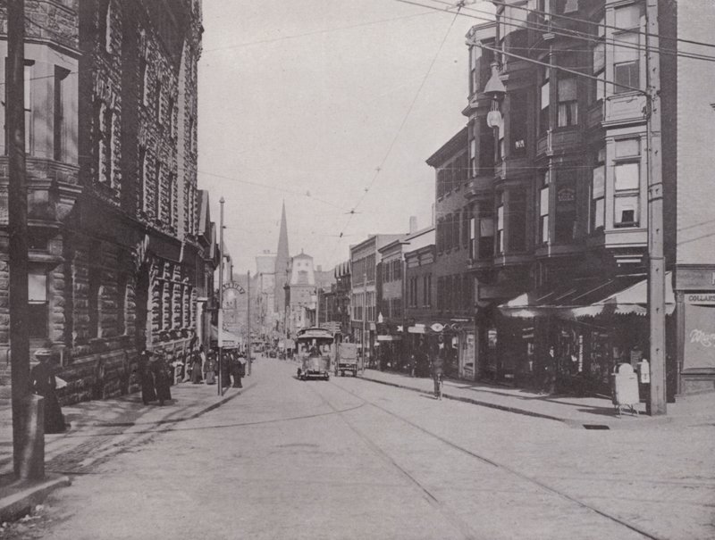 Providence, Rhode Island: Westminster Street East from the Cathedral by American Photographer (after)