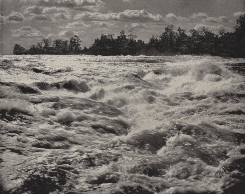 Rapids of Niagara above the Falls by American Photographer (after)