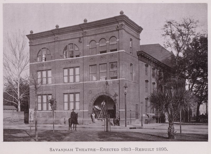 Savannah Theatre, erected 1813, rebuilt 1895 by American Photographer (after)