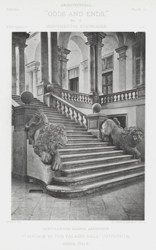 Staircase in the Palazzo Dell