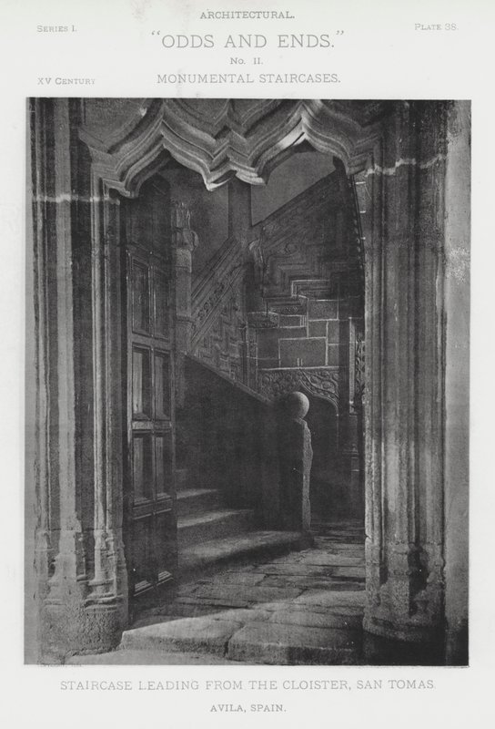 Staircase leading from the Cloister, San Tomas, Avila, Spain by American Photographer (after)