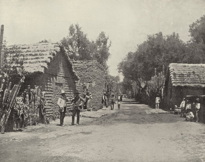 Street Scene in Santa Anita, Mexico by American Photographer (after)