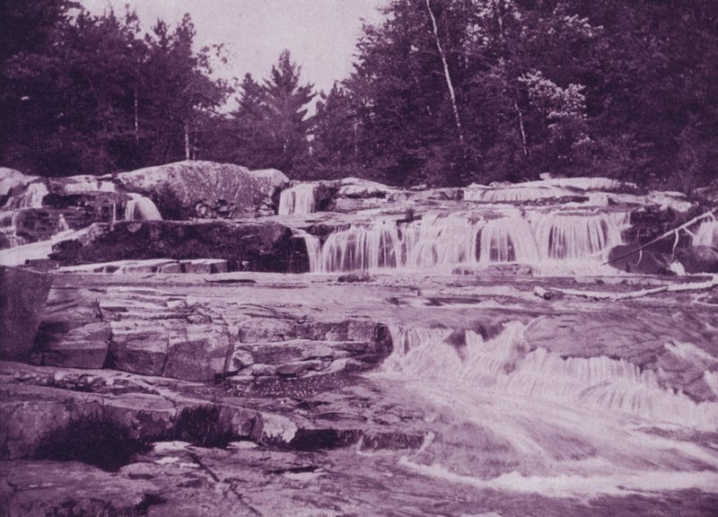 Upper Jackson Falls, Wild-Cat River, New Hampshire by American Photographer (after)