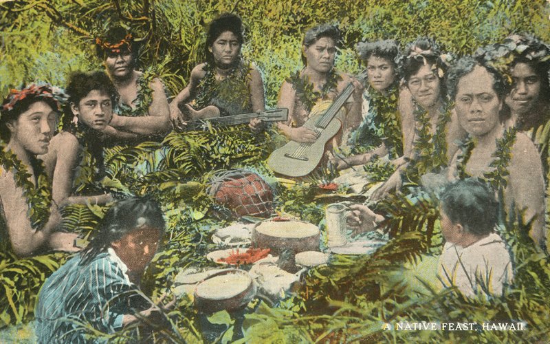A Native Feast, Hawaii by American Photographer