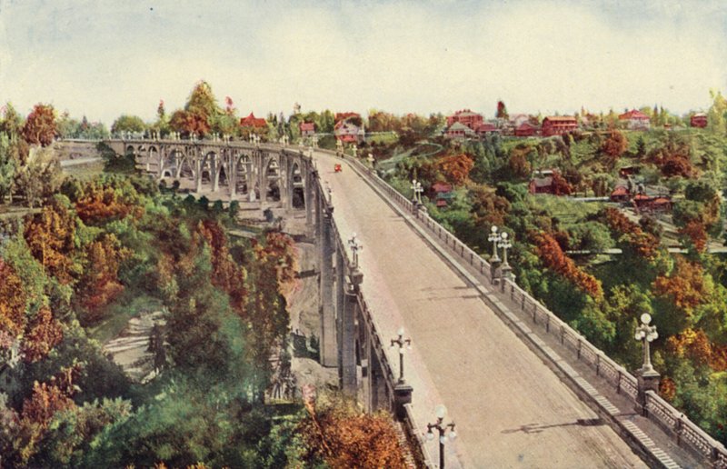 Arroyo Seco Bridge, Pasadena by American Photographer