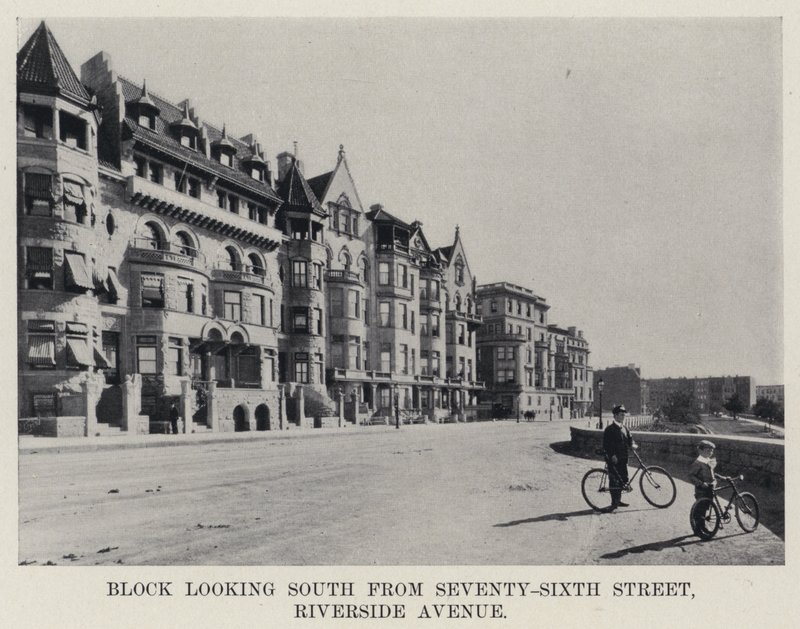 Block looking South from Seventy-Sixth Street, Riverside Avenue by American Photographer