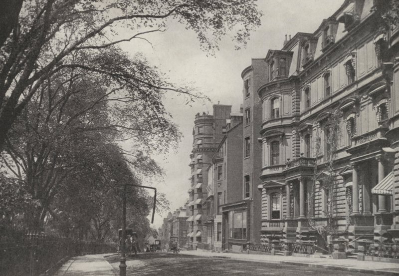 Boston: Beacon Street by American Photographer