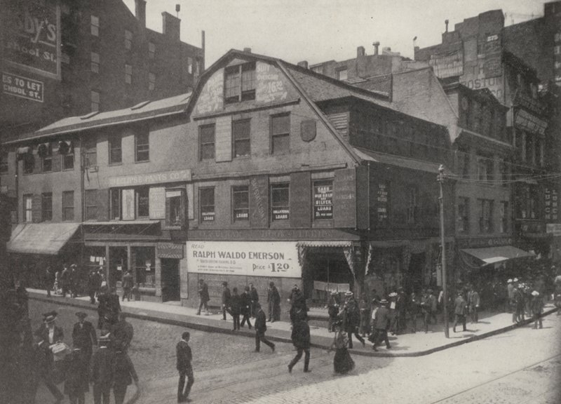 Boston: Old Corner Bookstore, built in 1712 by American Photographer