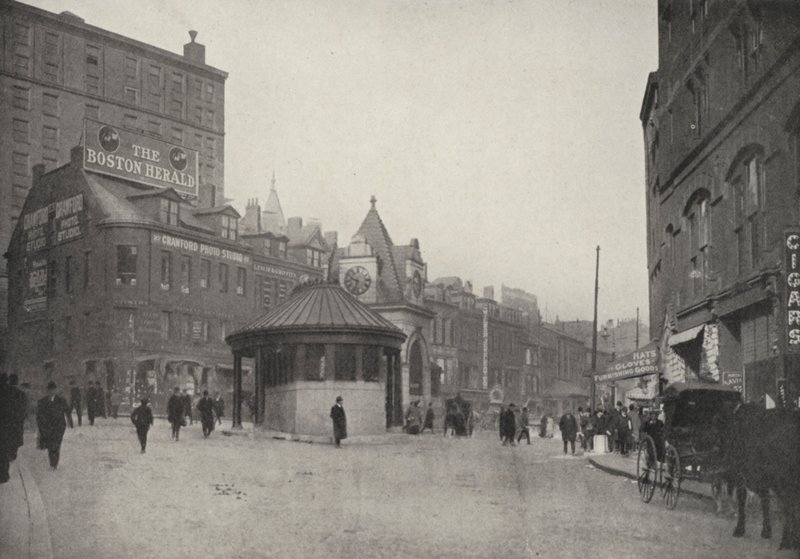 Boston: Scollay Square and East Boston Tunnel Entrance by American Photographer